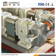 Food oil unloading rotary lobe pump